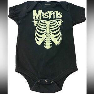 Baby 12-18 Month Glow In The Dark Misfits One Piece Bodysuit